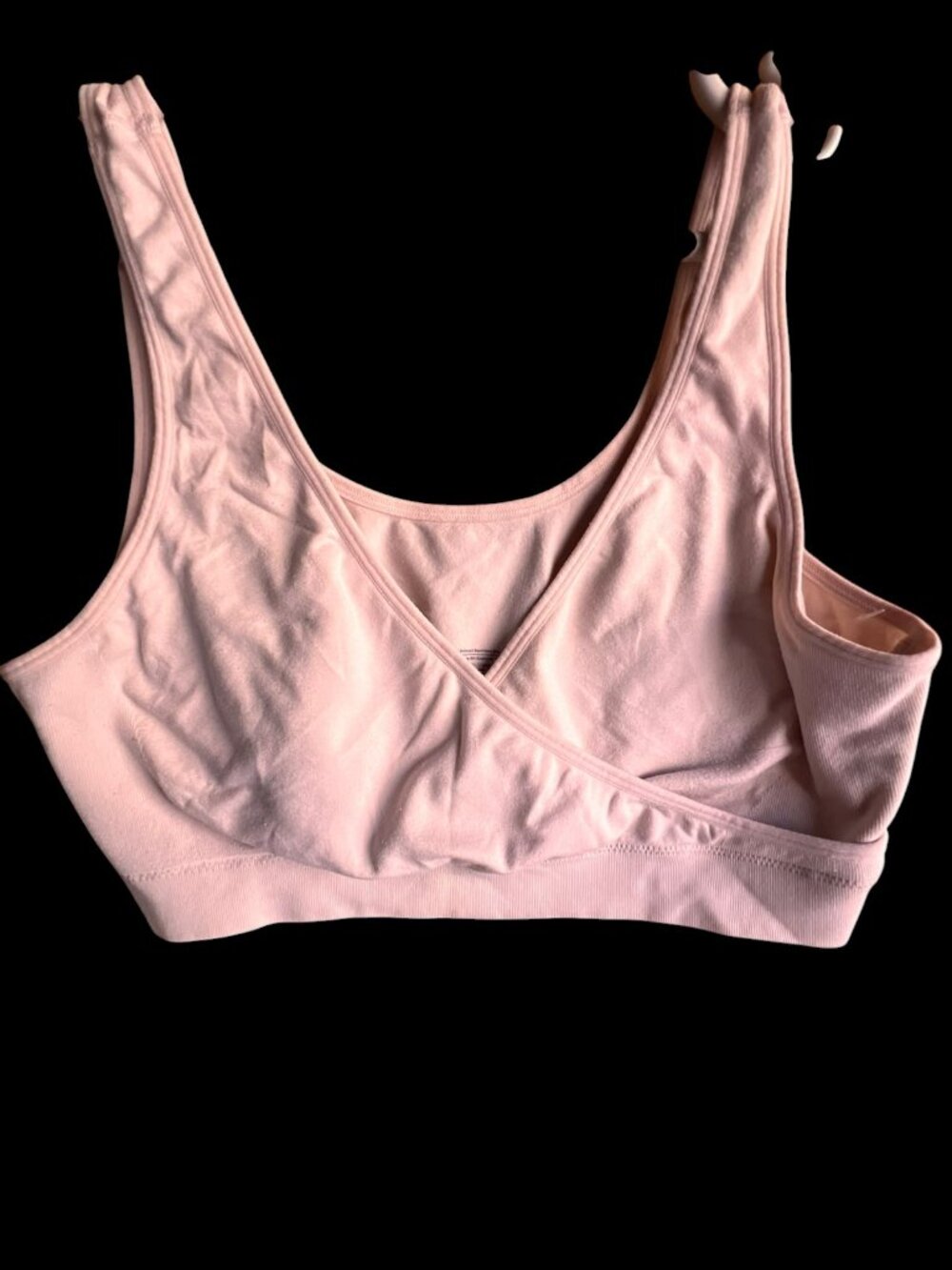Auden Light Pink Seamless Unlined Nursing Bralette XL